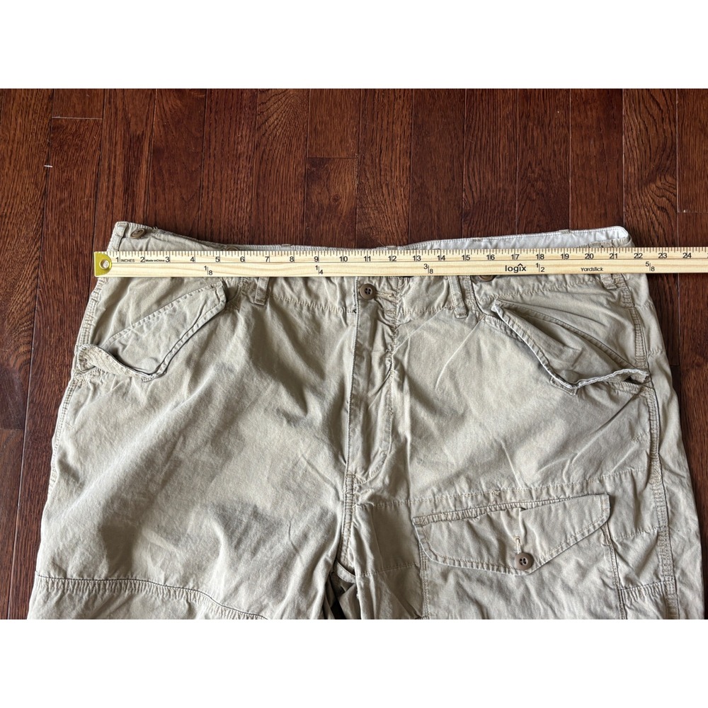 Polo Ralph Lauren Cargo Pants Tan Khaki Surplus Fit Military 44x34 MIL-J-4883A - Picture 7 of 10